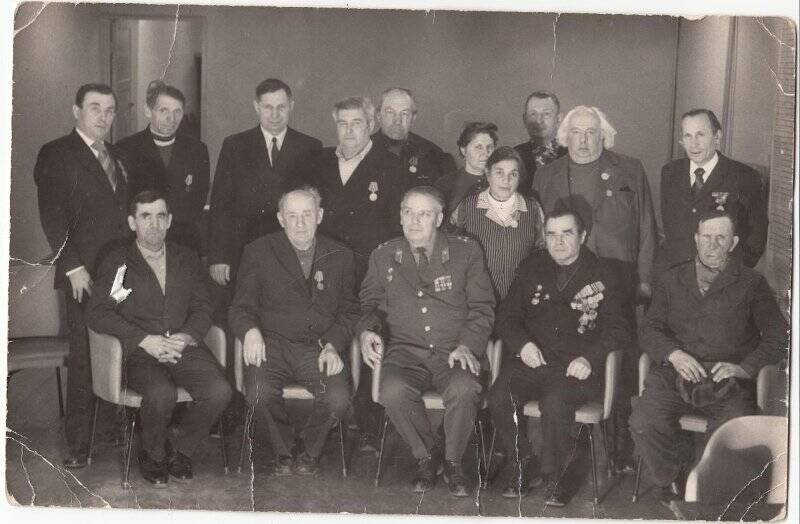 Фотография «Встреча ветеранов ВОВ 1977 сотрудников п-та «Энергетик»