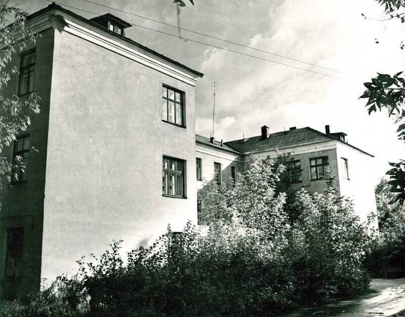 Фотография. Поликлиника на улице Парковой г. Щелково. 1970-1980-е годы