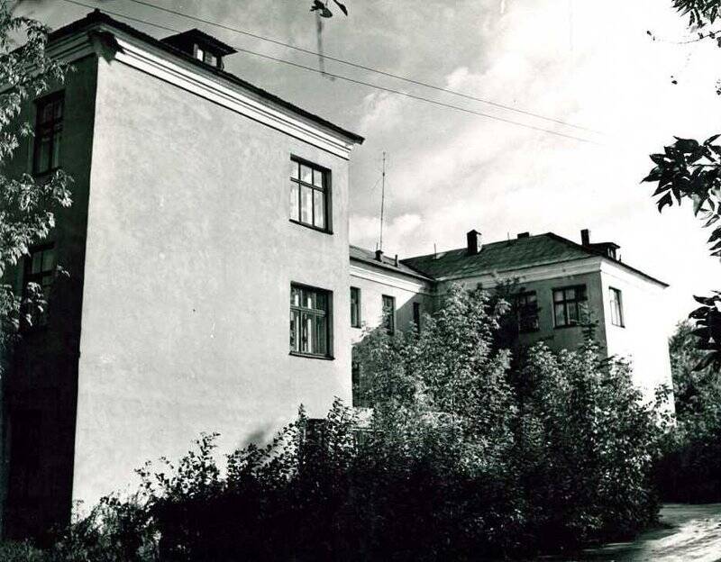 Фотография. Поликлиника на улице Парковой г. Щелково. 1970-1980-е годы
