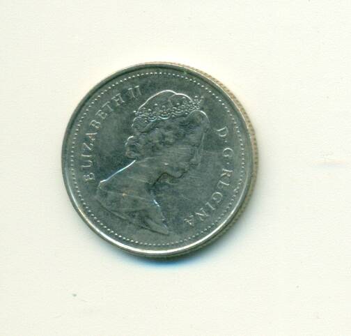 Монета. Канада. 
5 центов 1989 г.