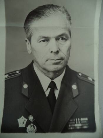 Фото: Биктимиров Петр Гурьевич, кавалер ордена Славы.