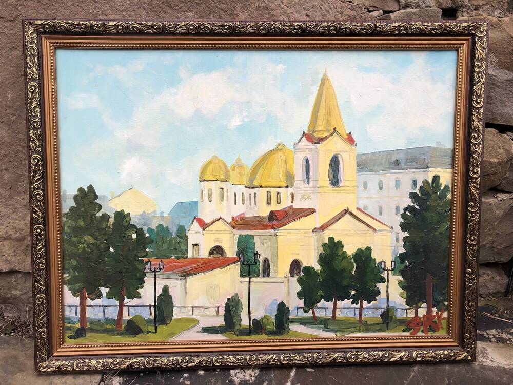Картина Грозненская церковь