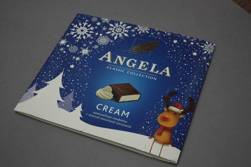 Коробка от шоколадных конфет «Angela Cream»