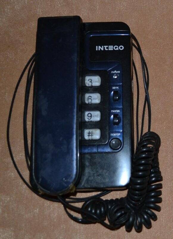 Аппарат телефонный стационарный «INTEGO» Модель ЕЧ 373, серийный № 037322.