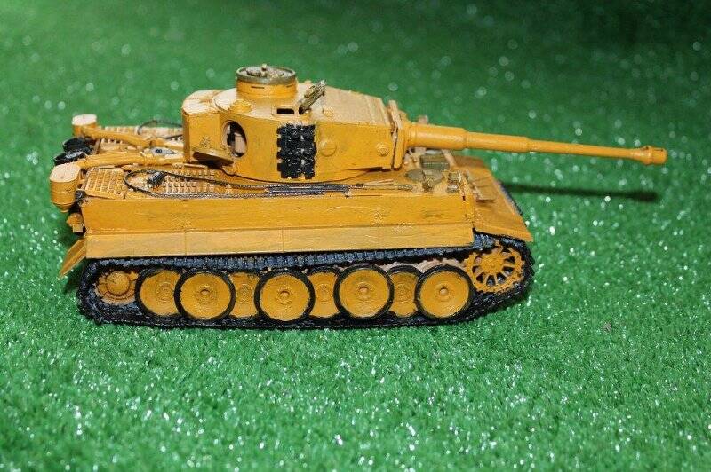 Макет танка. Немецкий тяжёлый танк «Тигр».
