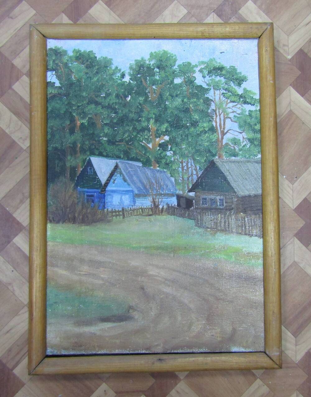 Деревня Песочки-картина Веденцова Г.С.