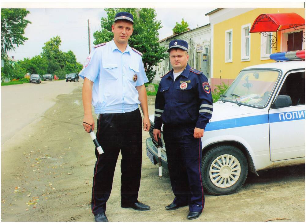 Фото сотрудник Богучарской ДПС, на боевом посту.
