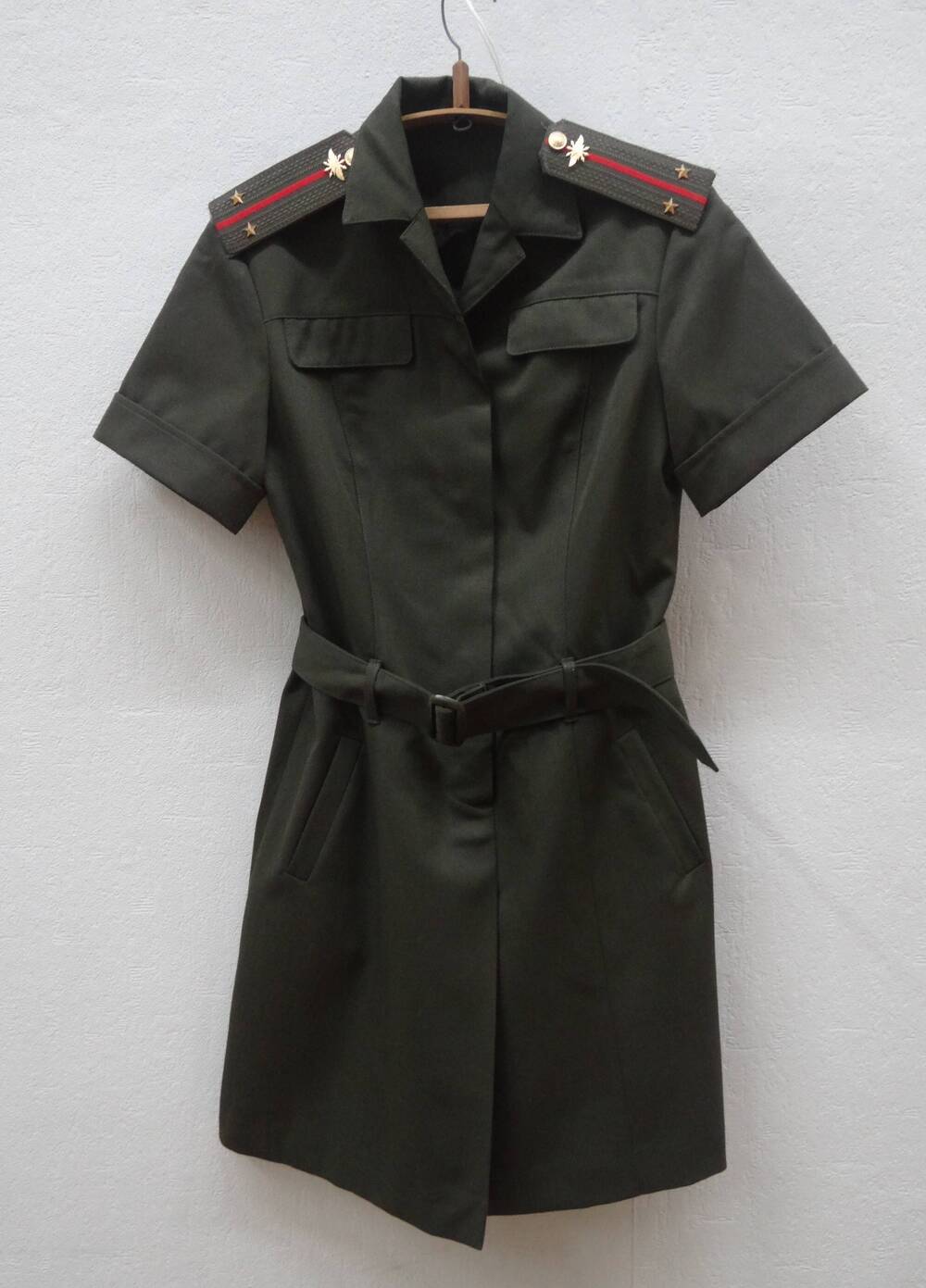 Платье женское повседневное военнослужащего офицера сухопутных войск ВС России