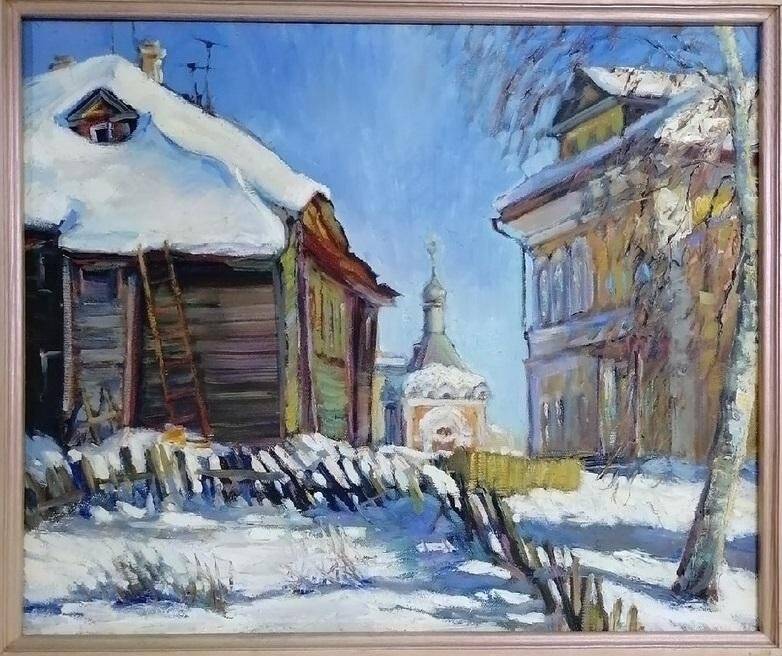 Баринов Владимир Фадеевич (1955). Зима в Устье.