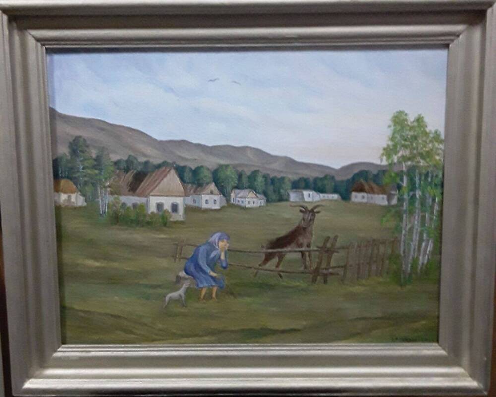 Картина В деревне
