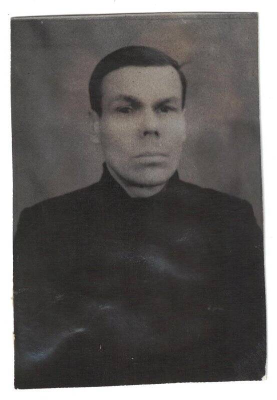 Фотография. Маленьких Борис Григорьевич - первый строитель цементного завода, первый председатель Новопашийского поселкового Совета.