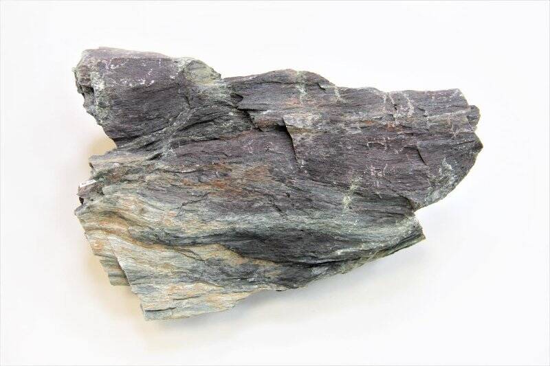 Метаморфическая горная порода. Сланец серицит-кварцевый. Sericite-quartz slate
