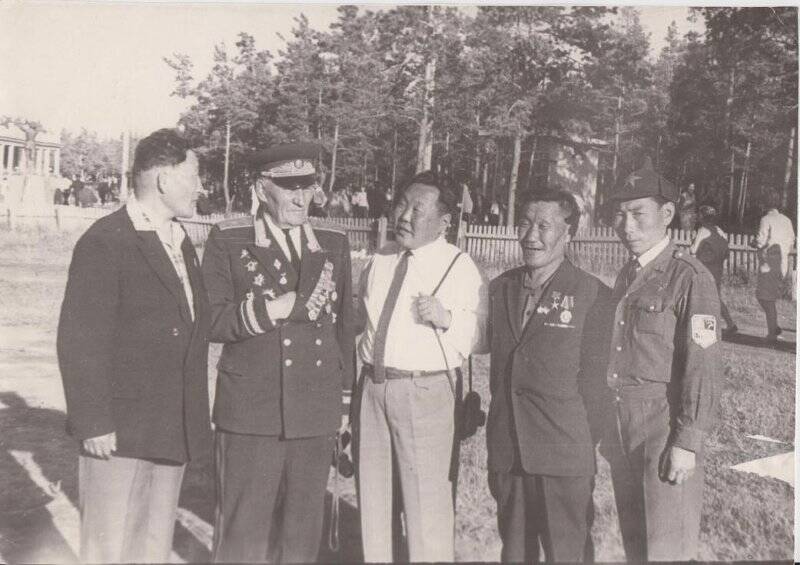 Фотография. 1967 году Притузов А.И. в городском парке.