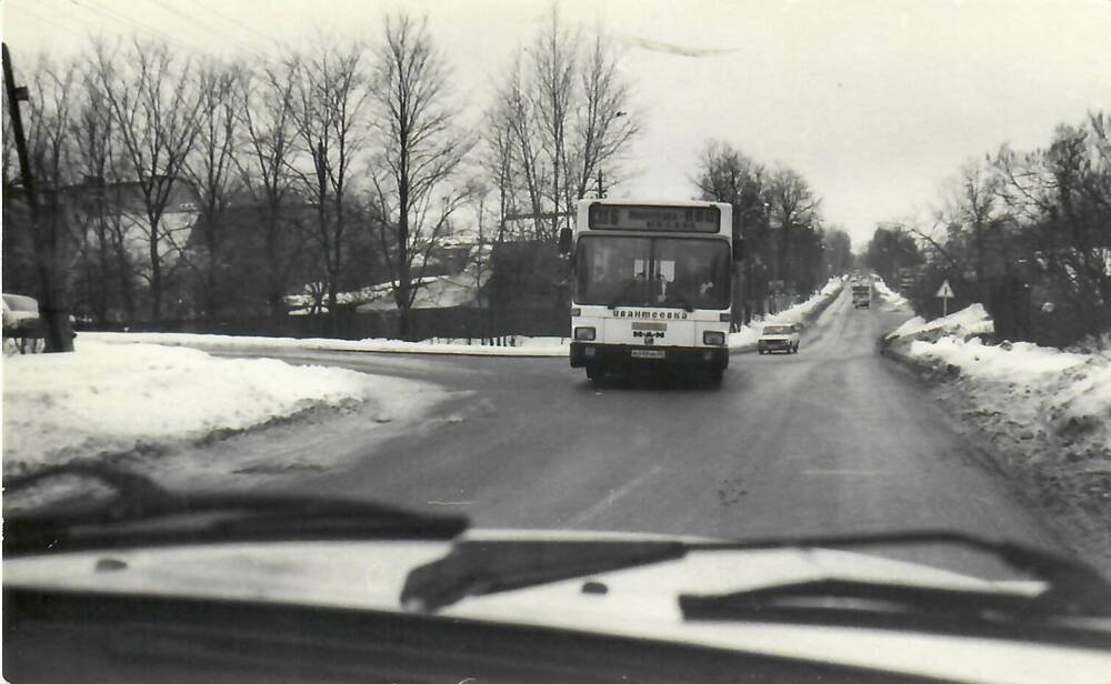 Фотография. Пассажирский автобус автоколонны №1789 города Ивантеевки, маршрут №316.