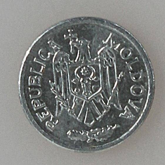 Монета 5 бани. Молдавия