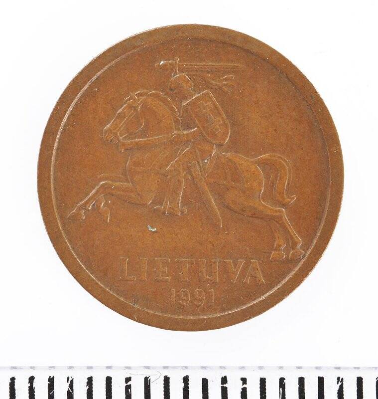 Монета 10 центос. Литва