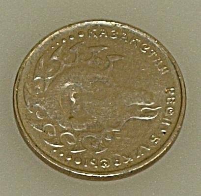 Монета 1 тенге. Казахстан