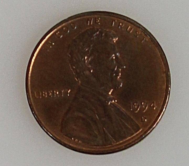 Монета 1 цент. США