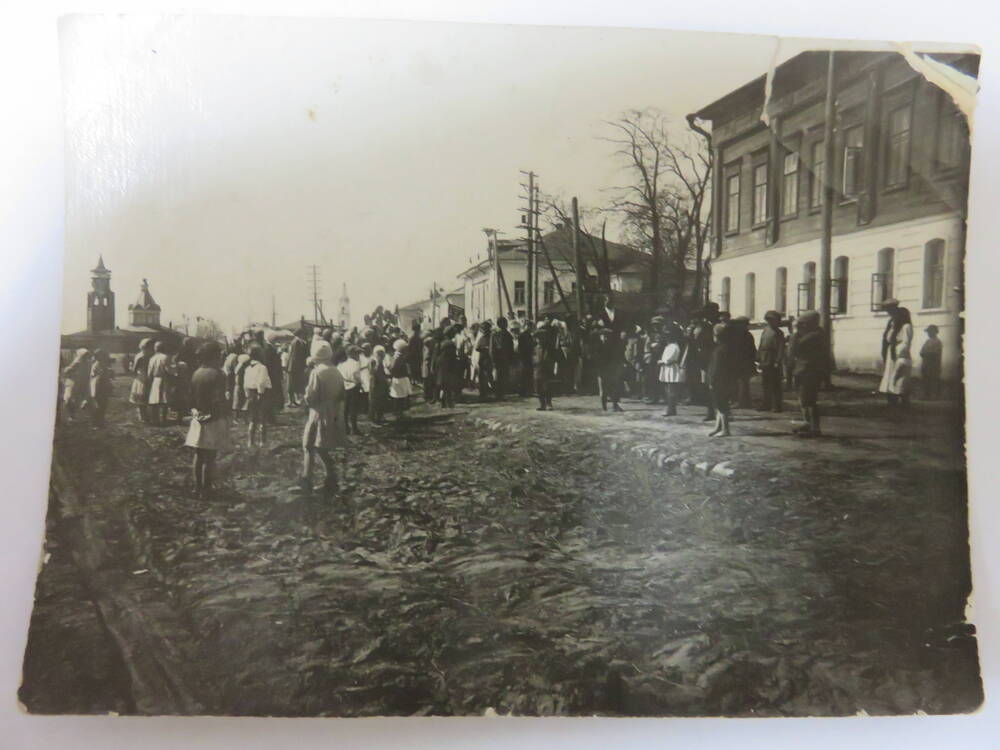 Фотография Первомайская демонстрация , г. Гаврилов Посад