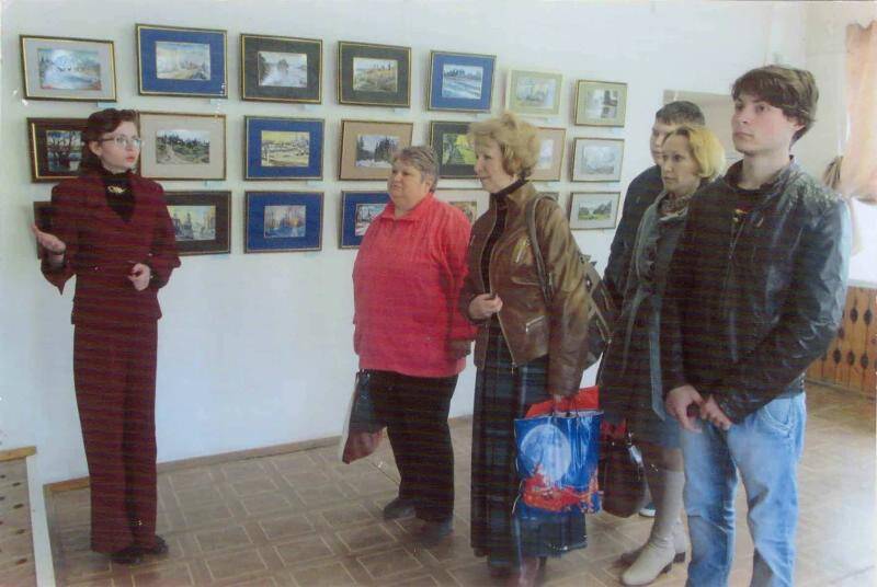 Фотография. Участники ликвидации аварии на Чернобыльской АЭС на выставке в Касимовском историко-культурном музее-заповеднике.