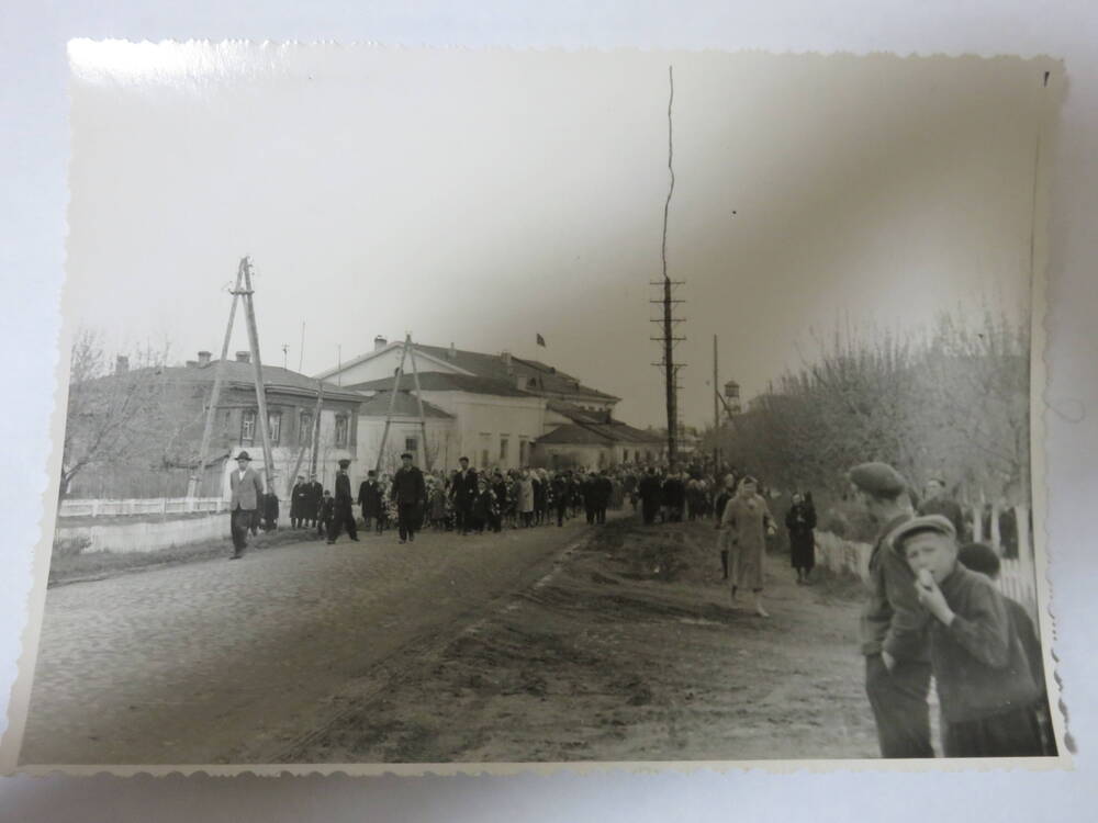 Фотография Демонстрация 9 мая 1966 г. Гаврилов Посад