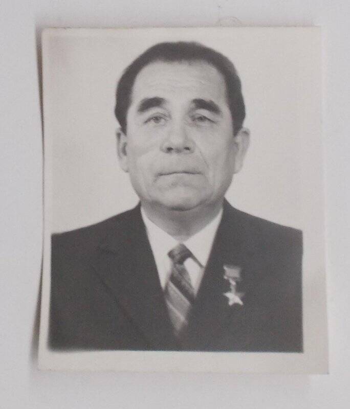Фотография. Герой Советского Союза К. А. Ежов.