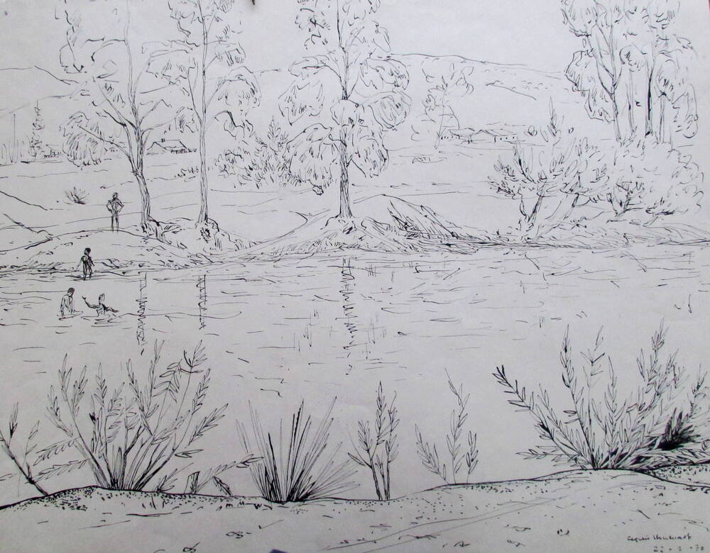 рисунок «Серменевский пейзаж»