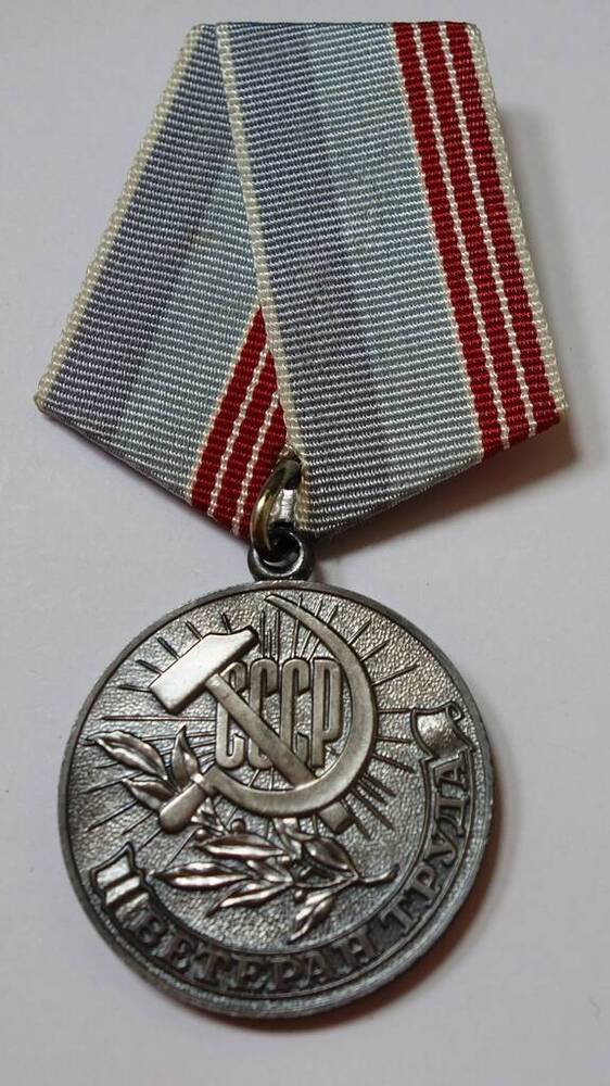 Медаль Ветеран труда Черных Валентины Васильевны