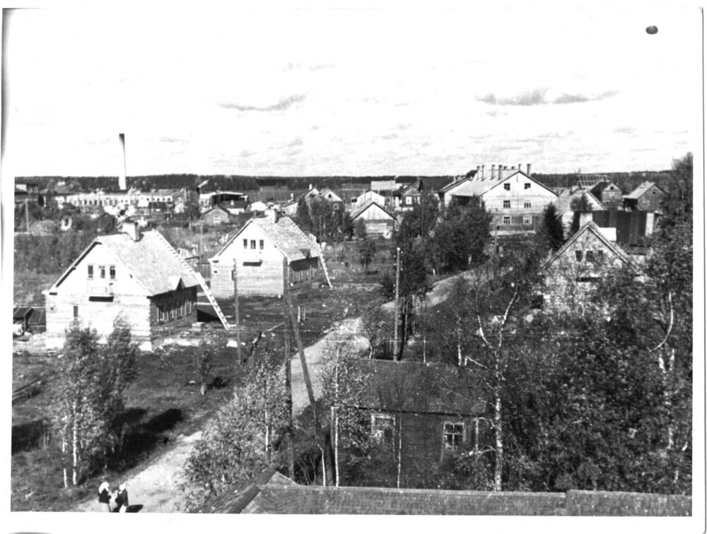 Фотография. Строительство жилых домов по ул.Ленина в г.Суоярви для работников Суоярвской картонной фабрики