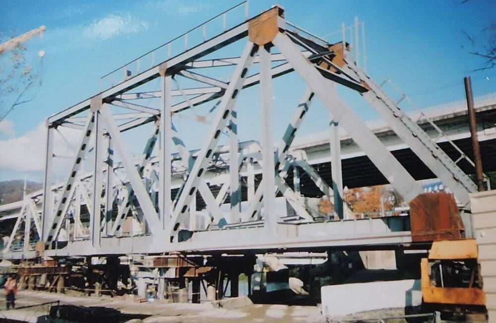 Фотография Строительство 2-го ЖД моста в  Хосте 