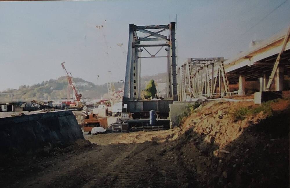 Фотография Строительство 2-го ЖД моста в  Хосте 