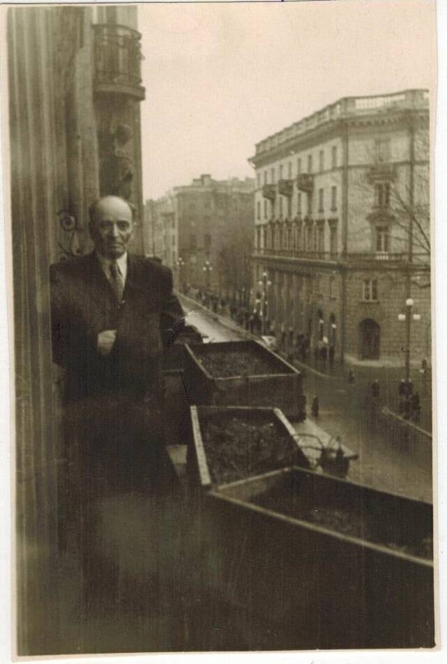 Фото ч/б Рывкин З.О. в г. Ленинграде 1959 г.