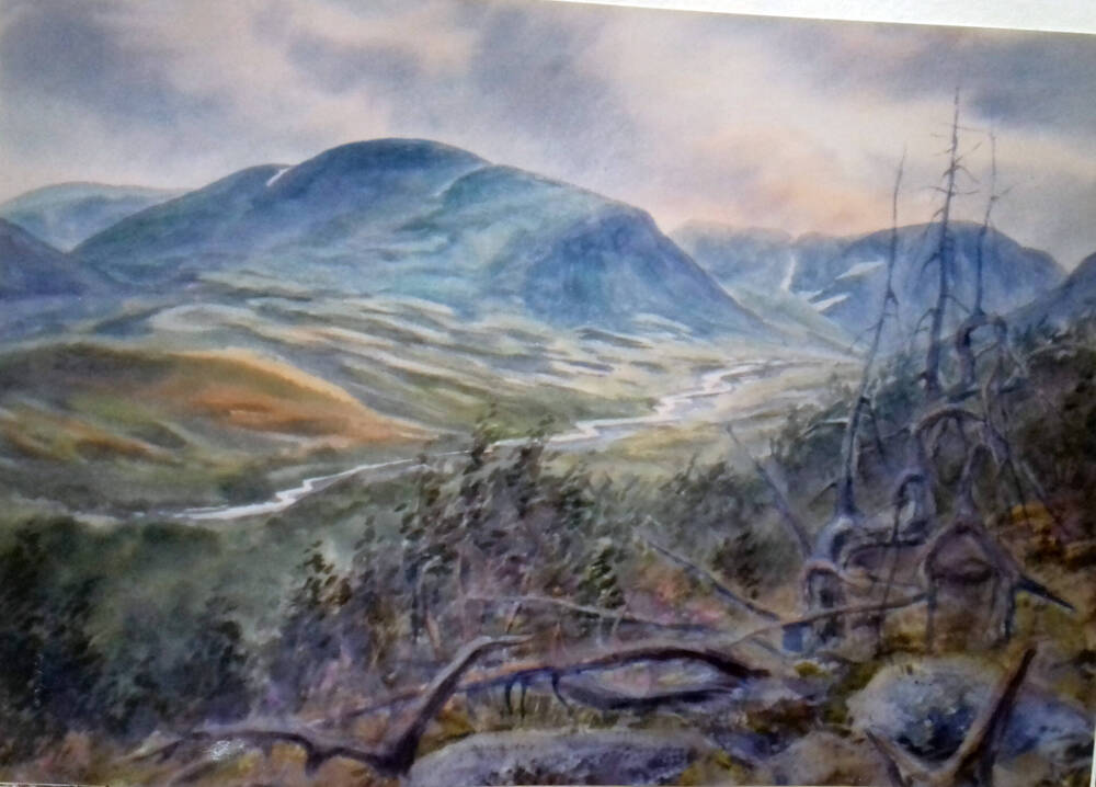 Картина Река Тульйок, верховья (Хибины)