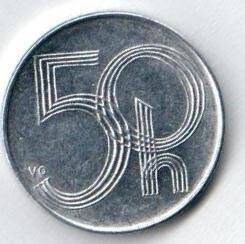 Монета. 50 геллеров
