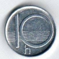 Монета. 10 геллеров