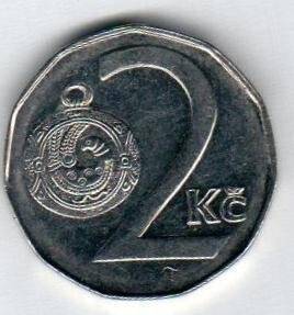 Монета. 2 кроны.
