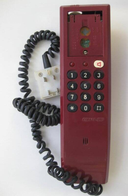 Аппарат телефонный «Спектр -207» настенный стационарный. Трубка.