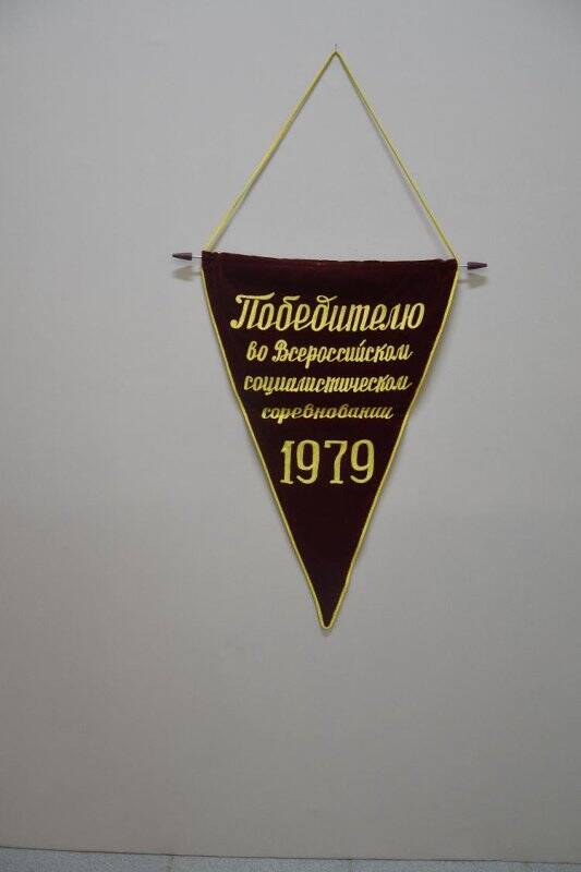 Вымпел «Победителю во Всероссийском социалистическом соревновании 1979 г..»