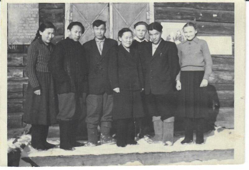 Фотография. Учащиеся Верхоянской средней школы, 1959 г.