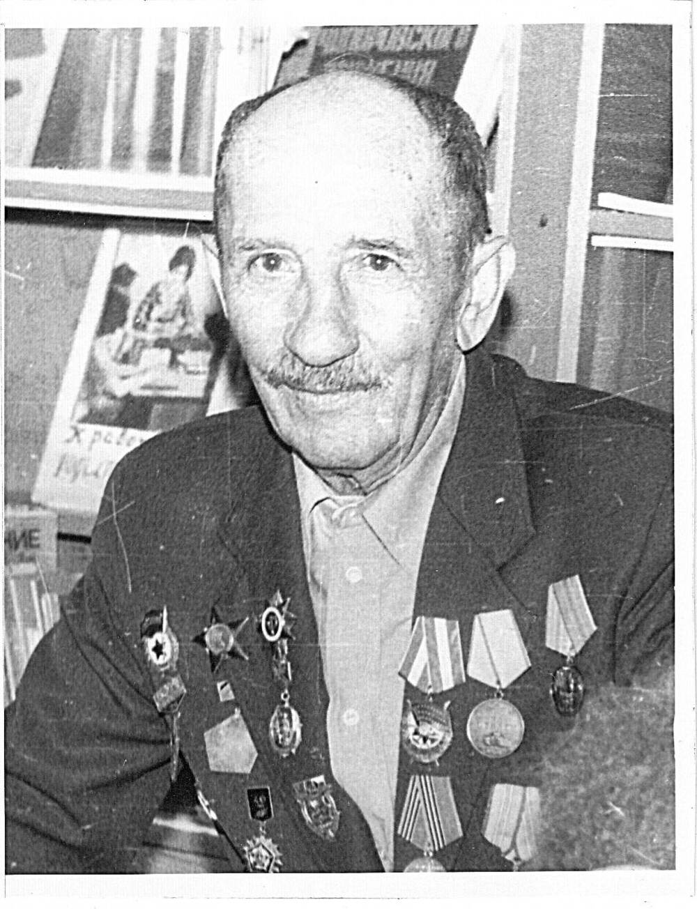 Фотография черно-белая ветерана Великой Отечественной войны, , Лалаева Михаила (Шитхан) Хорстовича