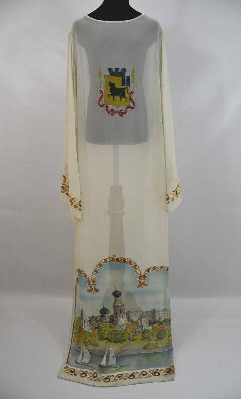 Платье верхнее, из костюма женского «Казанский кафедральный собор» из коллекции «Сызрань»
