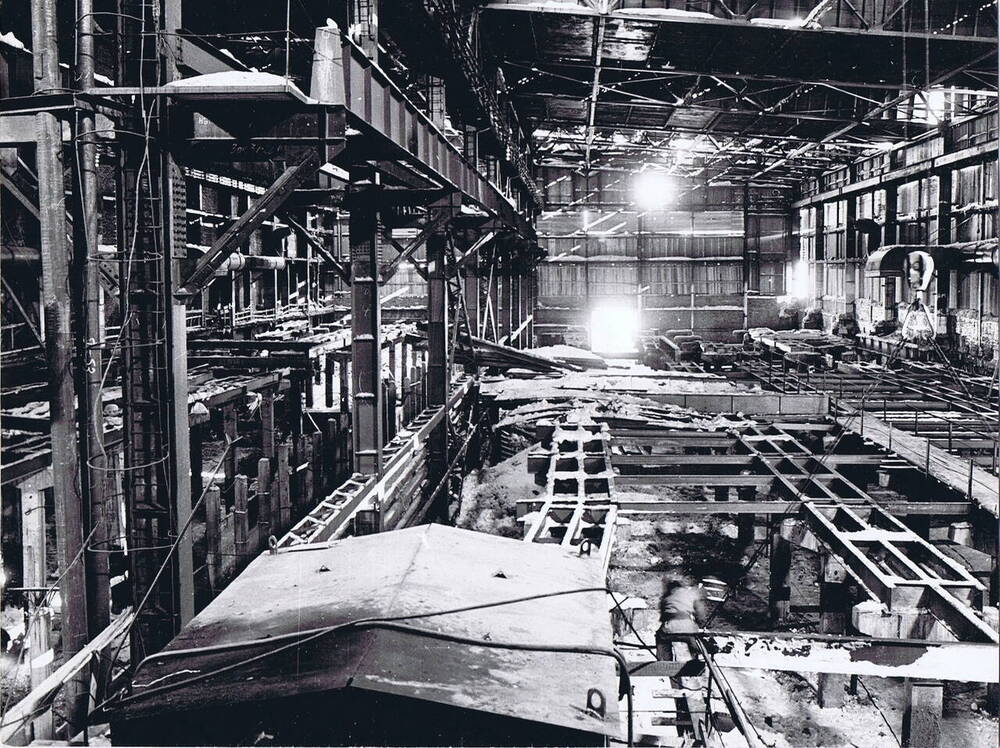 Фотография видовая. Отделение флотации сероплавильного цеха Надеждинского металлургического завода. 