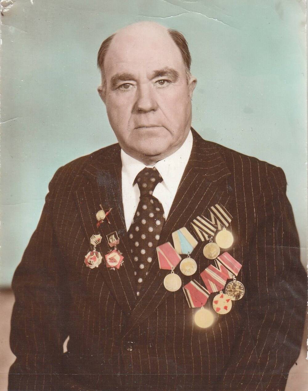 Фотография Казанцева Леонида Георгиевича, ветерана Великой Отечественной войны.