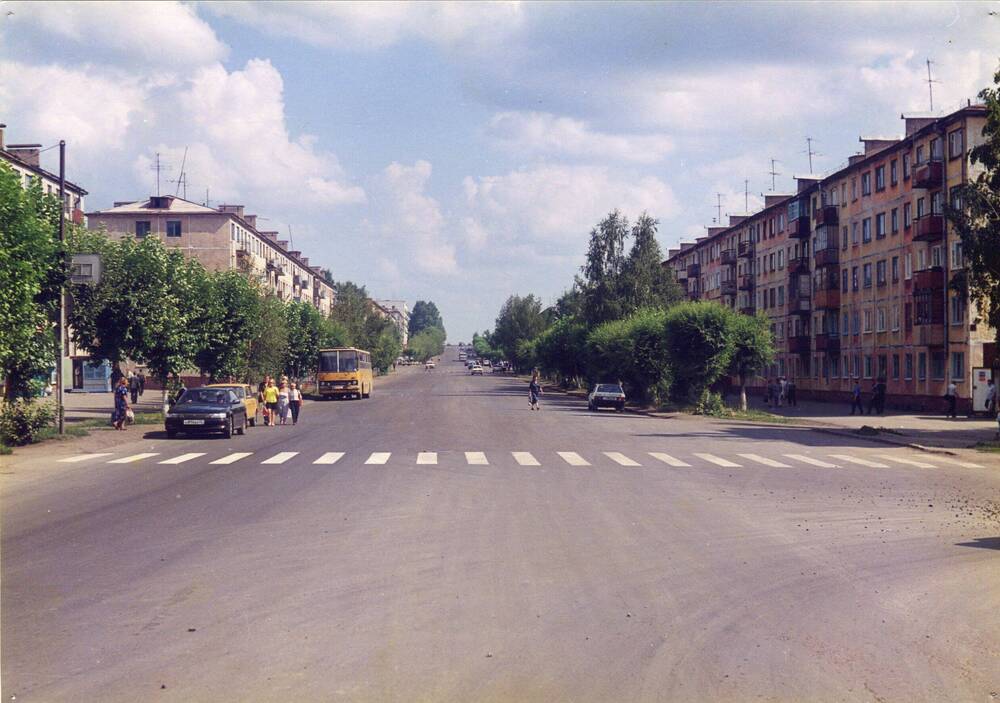 Фотография. Вид на проспект Ленина г. Березовского.