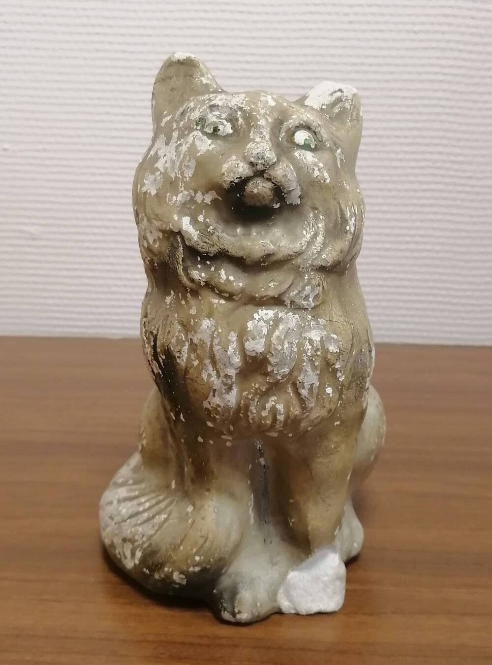 Скульптура-копилка из гипса «Кот