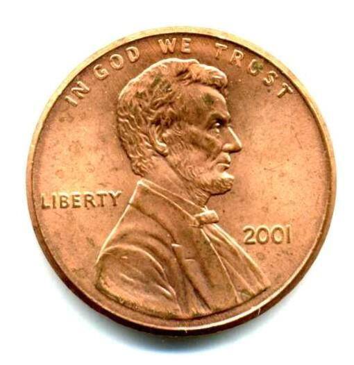 Монета США. Пенни. 1 цент. США