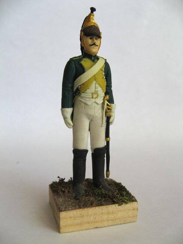 Скульптура миниатюрная. Драгун 23-го французского драгунского полка 1812 г.