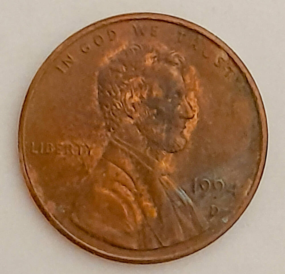 Монета. 1 цент, 1994 год