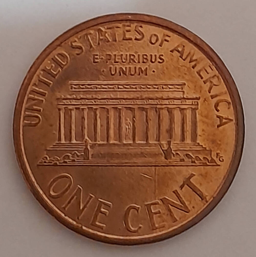 Монета. 1 цент, 1995 год