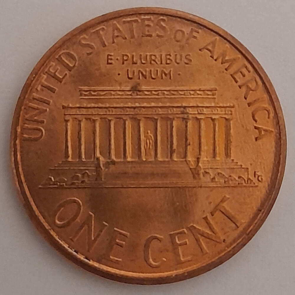 Монета. 1 цент, 1999 год